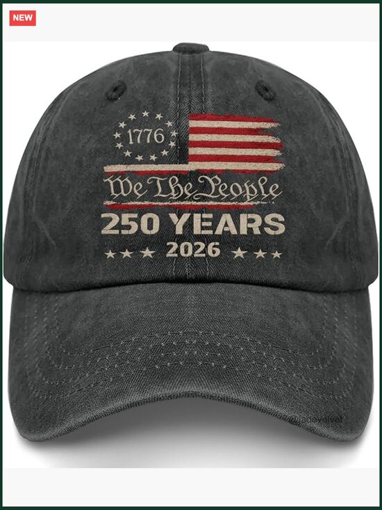250th Anniversary Embroidered Baseball Cap Adjustable main image 7
